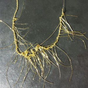 Tangled Web - Handmade 14K Gold Necklace
